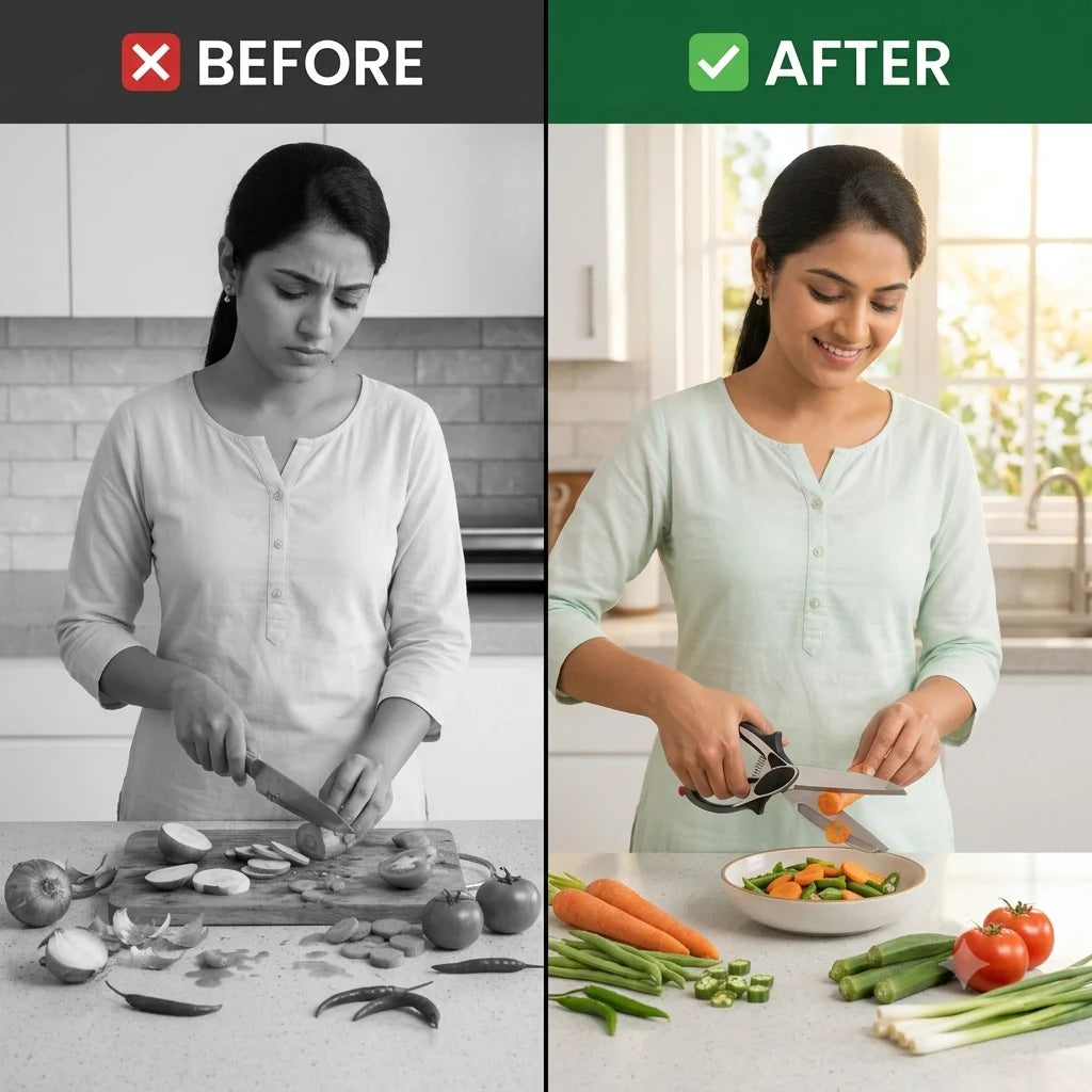 ChopMate™ | Stainless Steel-2 in 1 Smart knife