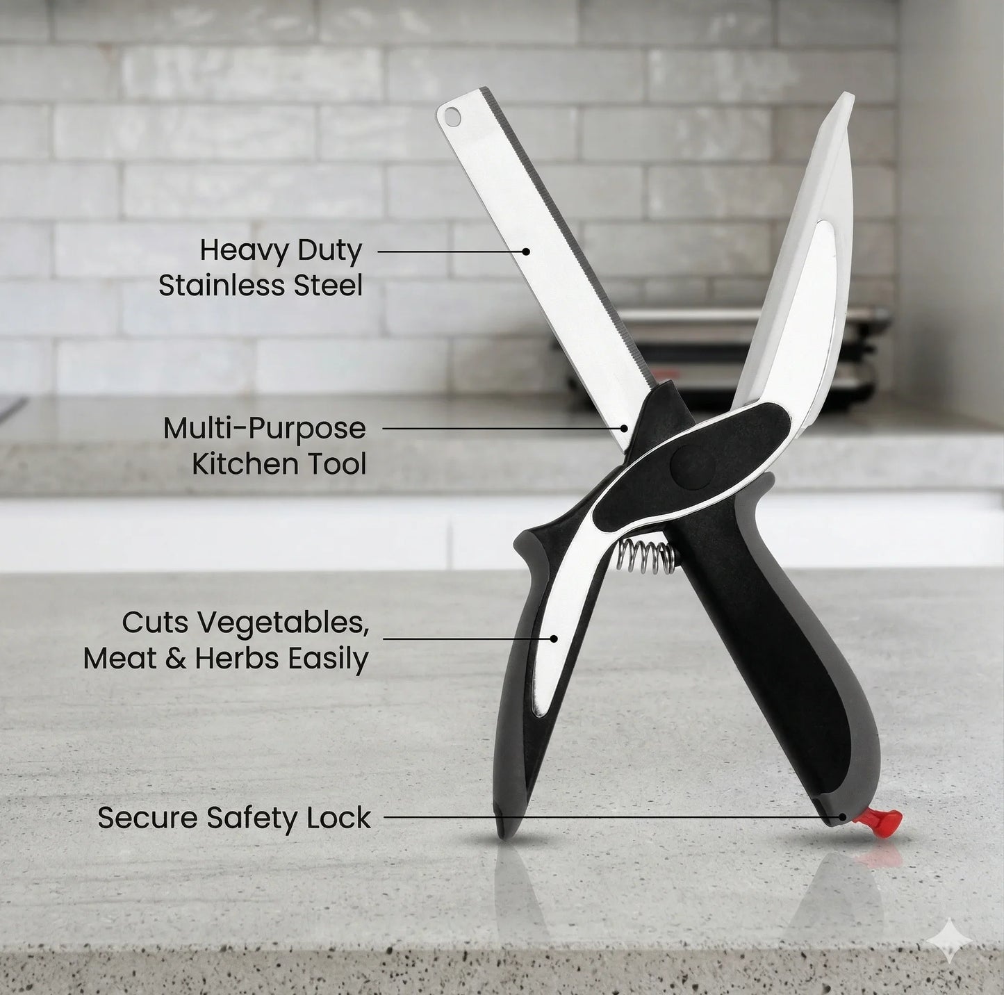 ChopMate™ | Stainless Steel-2 in 1 Smart knife